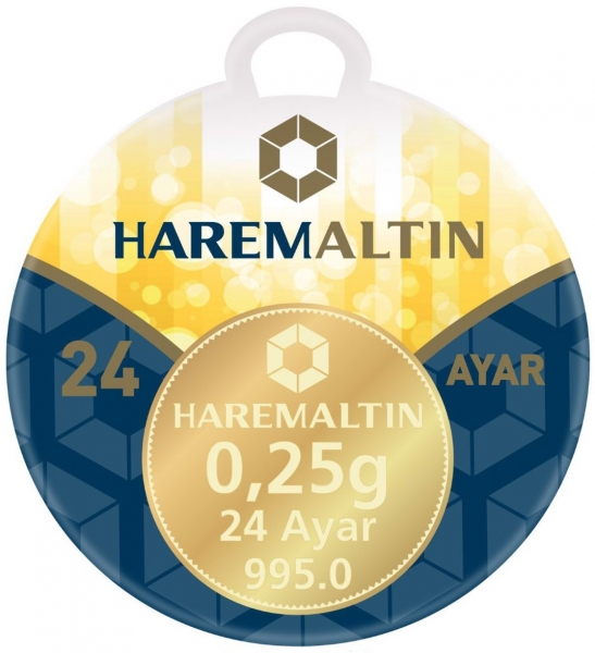 Harem Altın 24 Ayar 0.25 Gram Altın