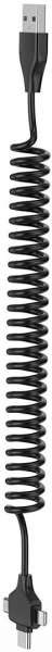 Wiwu Spiral Tasarımlı Şarj Kablosu