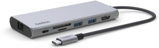 Belkin INC009 USB-C 7in1 Multiport Dönüştürücü