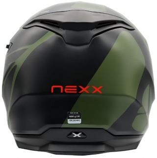 Nexx Y.100 B-Side Mat Siyah-Yeşil