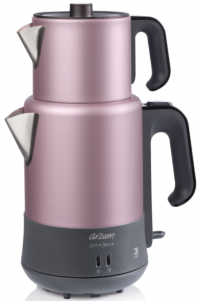Arzum AR3050 Çayım Delux Çay Makinesi (Rosegold / Mor / Kırmızı)