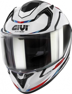 Givi 50.8 Mach1 Beyaz-Siyah-Kırmızı