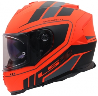 LS2 Storm 2 Fist Mat Turuncu-Siyah