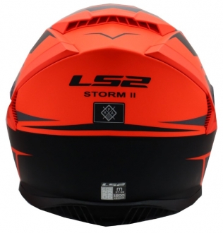 LS2 Storm 2 Fist Mat Turuncu-Siyah