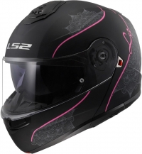 LS2 Strobe 2 Lux Mat Siyah-Pembe resim