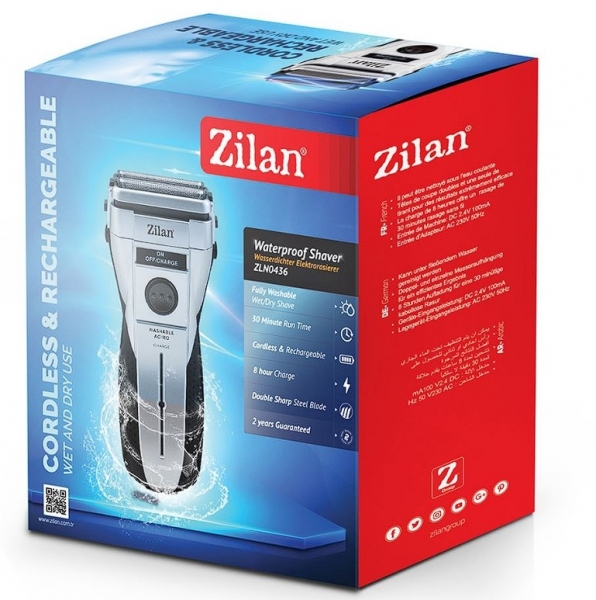 Zilan ZLN0436 Waterproof Shaver Sakal Kesme Makinesi