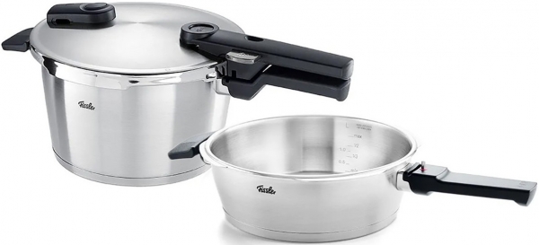 Fissler Vitaquick Premium 4.5+2.5 Düdüklü Tencere (4.5 Litre / 2.5 Litre)