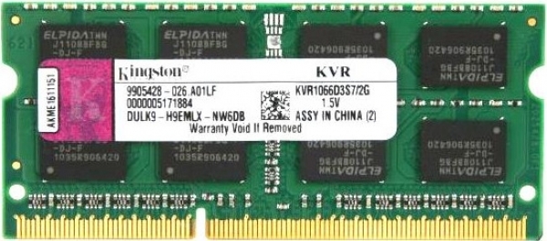 Kingston ValueRAM 2 GB 1066 MT