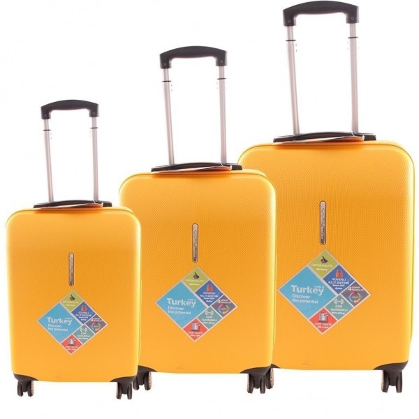 ÇÇS 5136 3'lü Valiz Seti
