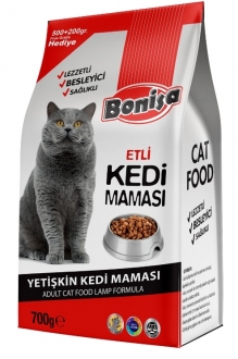 Bonisa Etli 700 gr Kedi Maması