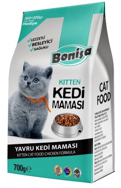 Bonisa Tavuklu Yavru 700 gr Kedi Maması