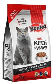 Bonisa Etli 2 kg Kedi Maması