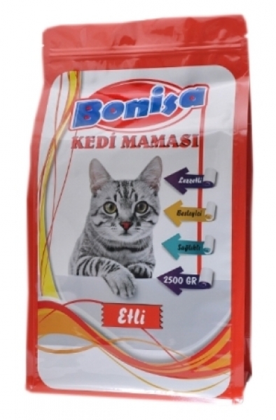 Bonisa Etli Yetişkin 2.5 kg Kedi Maması