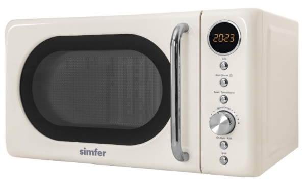 Simfer SK4605 Retro Krem Mikrodalga Fırın