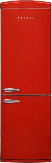 Vestel Retro NFK37211 Kırmızı Buzdolabı