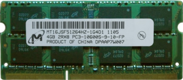 Micron MT16JSF51264HZ-1G4D1 4 GB 1333 MT