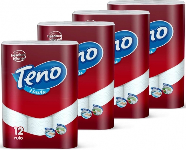 Teno Kağıt Havlu 48 Rulo (48 Rulo)