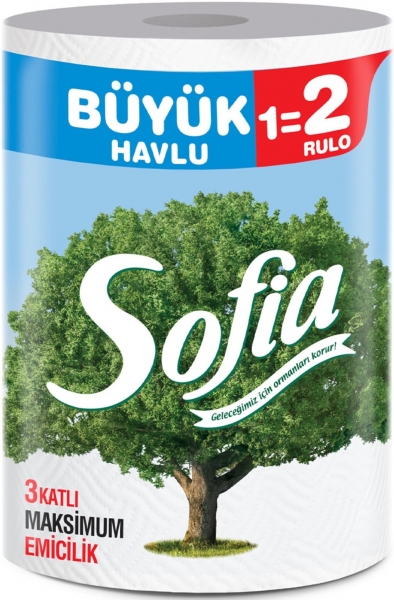 Sofia 1=2 Kağıt Havlu Dev Rulo