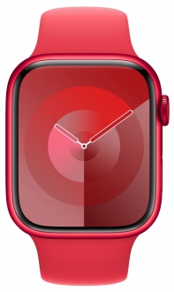 Apple Watch Series 9 45mm PRODUCT(RED) Spor Kordon (M/L)