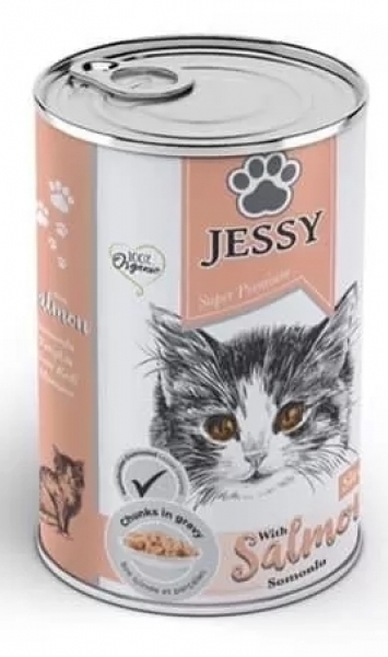 Jessy Somonlu Yetişkin Kısır 400 gr Kedi Maması