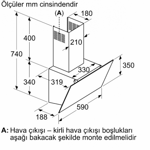 Profilo DVK6J361 Davlumbaz