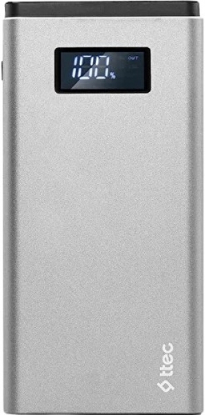 ttec AlumiSlim LCD QC 3.0 10000 mAh Powerbank