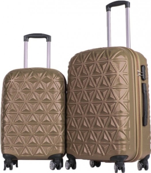 ÇÇS 5145 Kabin & Orta Boy 2'li Valiz Seti