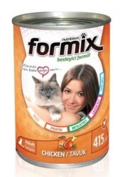 Formix Tavuk Parça Etli Yetişkin 415 gr Kedi Maması