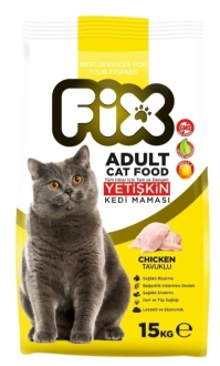 Fix Tavuklu Yetişkin 15 kg Kedi Maması