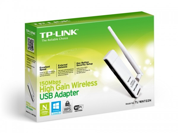 TP-Link TL-WN722N Kablosuz Ağ Adaptörü