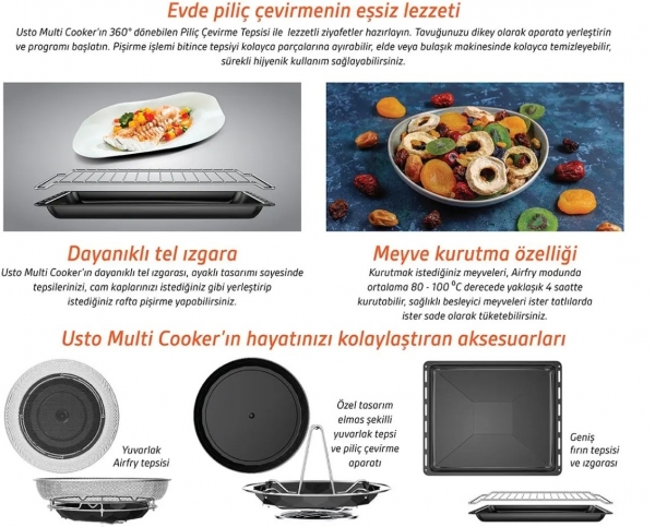 Usto 2105 Mini Fırın