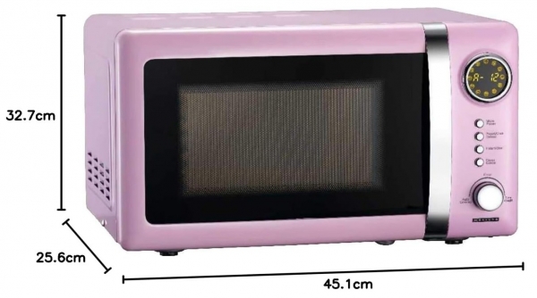 Melissa Vintage Pembe Mikrodalga Fırın