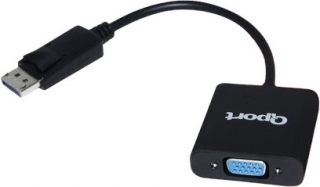 Qport Q-DP-VGA DisplayPort to VGA Dönüştürücü