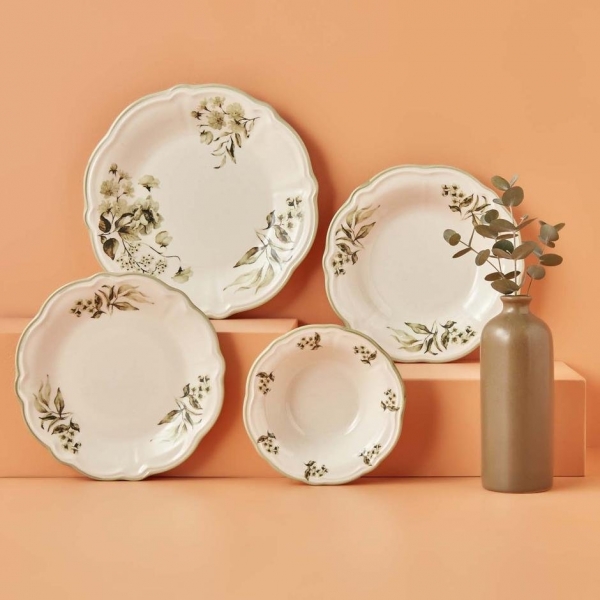 Bella Maison Julia Stoneware 24 Parça Yemek Takımı (24 Parça)