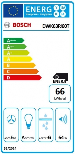 Bosch DWK63PJ60T Davlumbaz