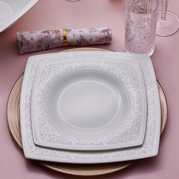 Karaca Fine Pearl Roma 58 Parça Yemek Takımı