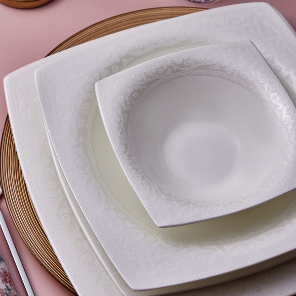 Karaca Fine Pearl Roma 58 Parça Yemek Takımı