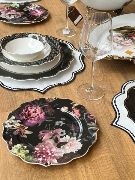 Rossev Kappa Antique 44 Parça Yemek Takımı