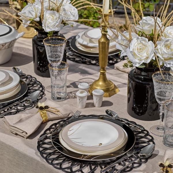 Schafer Tılsım Charm 60 Parça Yemek Takımı