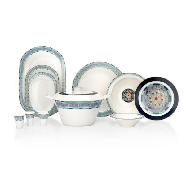 Schafer Tılsım Sapphire 60 Parça Yemek Takımı
