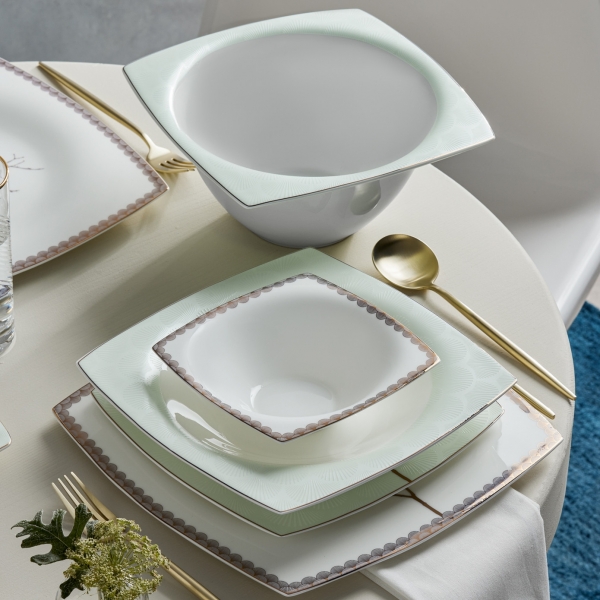 Karaca Fine Pearl Banyan 58 Parça Yemek Takımı