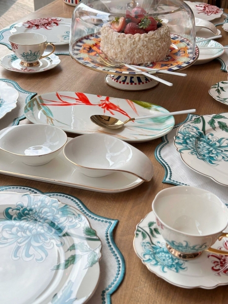 Rossev Fleur 42 Parça Kahvaltı Takımı (42 Parça)