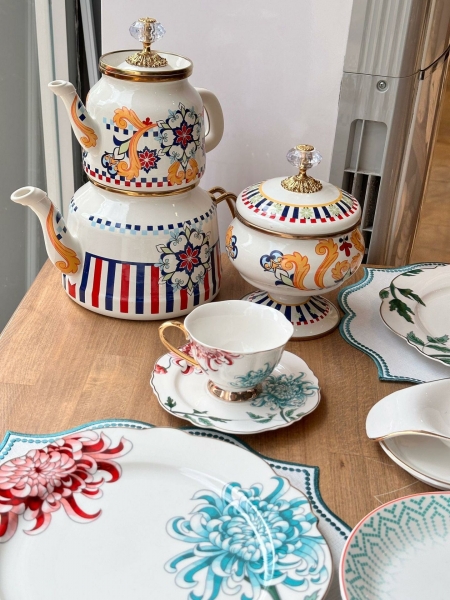 Rossev Fleur 42 Parça Kahvaltı Takımı (42 Parça)
