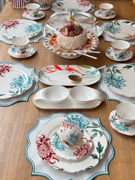Rossev Fleur 42 Parça Kahvaltı Takımı (42 Parça)