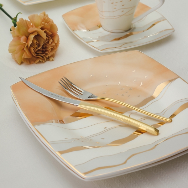 Karaca Fine Pearl Ocaso 62 Parça Yemek Takımı