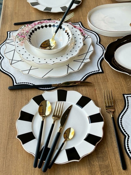 Rossev Roses 81 Parça Yemek Takımı (81 Parça)