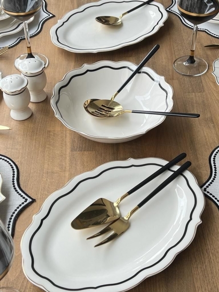 Rossev Cheerful 88 Parça Yemek Takımı