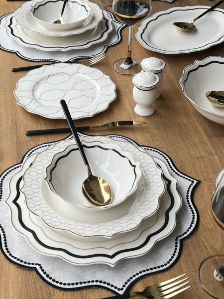 Rossev Cheerful 88 Parça Yemek Takımı