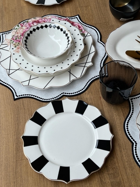 Rossev Roses 48 Parça Yemek Takımı (48 Parça)