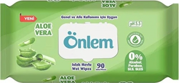 Önlem Aloe Vera Islak Mendil